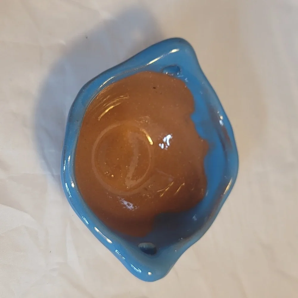 Handpainted Talavera Mexican Pottery Clay Salsa Bowl Cazuelita Salsera Sauce 4